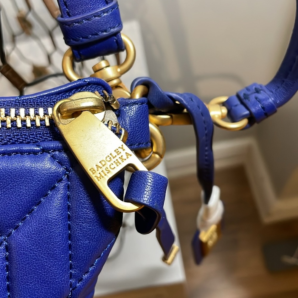NWOT Badgley Mischka Bag - Blue - Picture 12 of 15